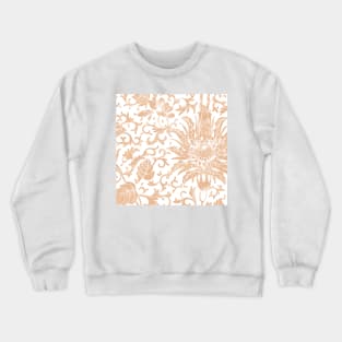 Floral rose gold glitter ii Crewneck Sweatshirt